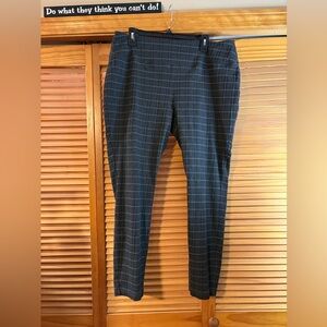 Worthington Black Checkered Dress Pants